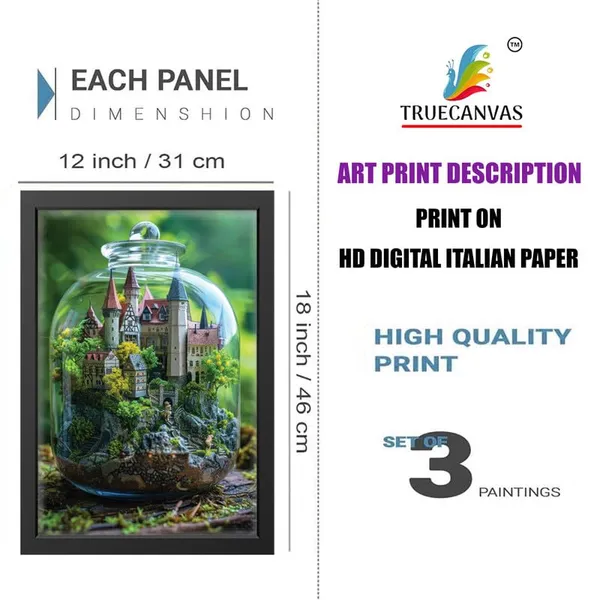 Black__Abstract_Hd_Print_Painting_Set_Of_3_With_Frame_|_For_Home,_Living_Room_Gallery_&_Office,_Black_Frame,_Size_-_13.50_X_19.50_Inch,_Sf315