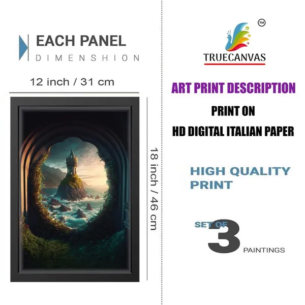 Multicolor_Abstract_Hd_Print_Painting_Set_Of_3_With_Frame_|_For_Home,_Living_Room_Gallery_&_Office,_Black_Frame,_Size_-_13.50_X_19.50_Inch,_Sf316