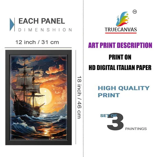 Black__Abstract_Hd_Print_Painting_Set_Of_3_With_Frame_|_For_Home,_Living_Room_Gallery_&_Office,_Black_Frame,_Size_-_13.50_X_19.50_Inch,_Sf323