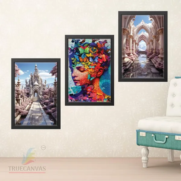 Black__Abstract_Hd_Print_Painting_Set_Of_3_With_Frame_|_For_Home,_Living_Room_Gallery_&_Office,_Black_Frame,_Size_-_13.50_X_19.50_Inch,_Sf324