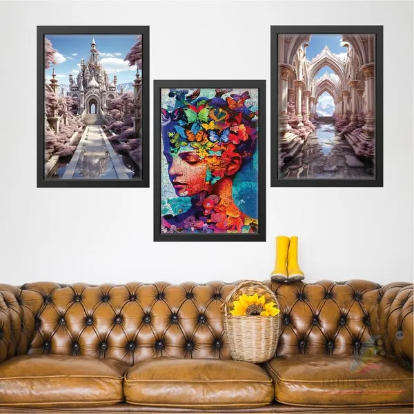 Black__Abstract_Hd_Print_Painting_Set_Of_3_With_Frame_|_For_Home,_Living_Room_Gallery_&_Office,_Black_Frame,_Size_-_13.50_X_19.50_Inch,_Sf324