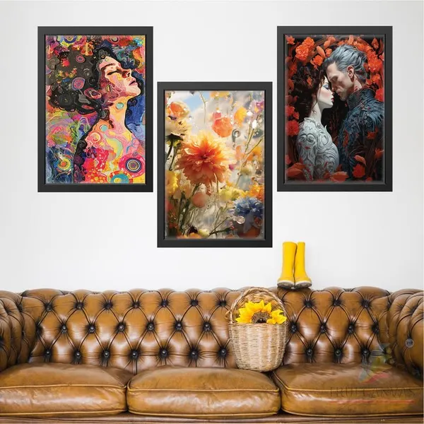 Black__Abstract_Hd_Print_Painting_Set_Of_3_With_Frame_|_For_Home,_Living_Room_Gallery_&_Office,_Black_Frame,_Size_-_13.50_X_19.50_Inch,_Sf325