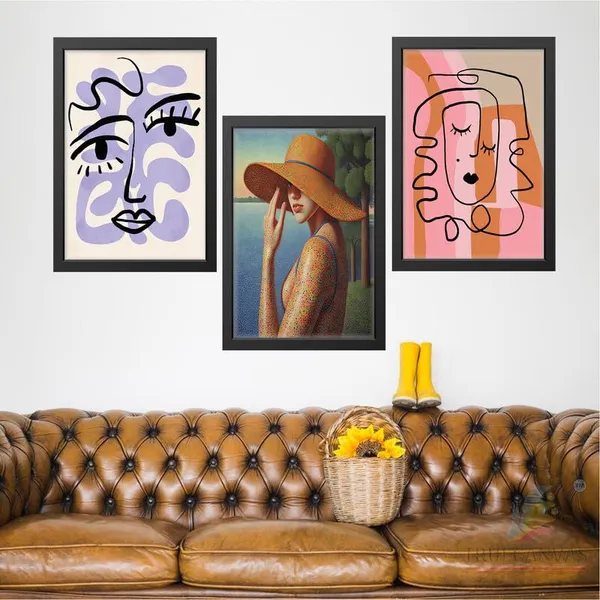 Black__Abstract_Hd_Print_Painting_Set_Of_3_With_Frame_|_For_Home,_Living_Room_Gallery_&_Office,_Black_Frame,_Size_-_13.50_X_19.50_Inch,_Sf332