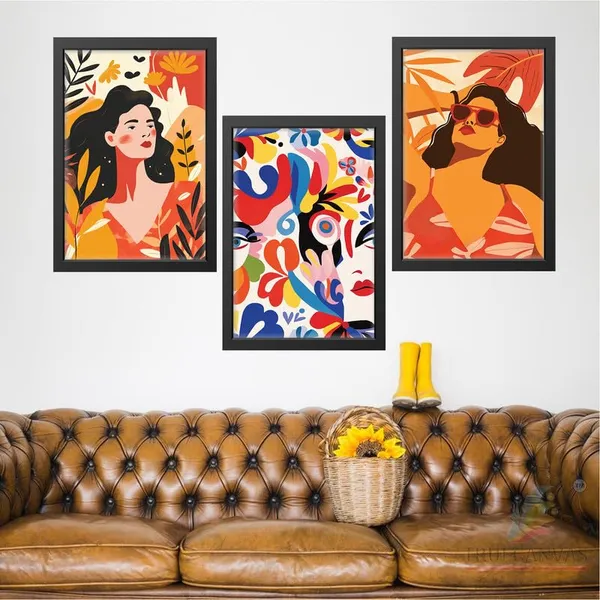 Black__Abstract_Hd_Print_Painting_Set_Of_3_With_Frame_|_For_Home,_Living_Room_Gallery_&_Office,_Black_Frame,_Size_-_13.50_X_19.50_Inch,_Sf334