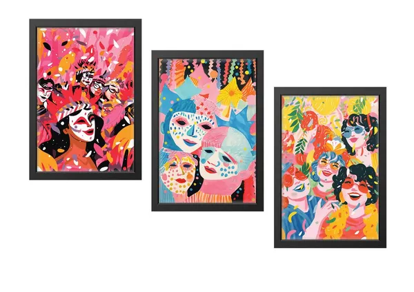 Black__Abstract_Hd_Print_Painting_Set_Of_3_With_Frame_|_For_Home,_Living_Room_Gallery_&_Office,_Black_Frame,_Size_-_13.50_X_19.50_Inch,_Sf335