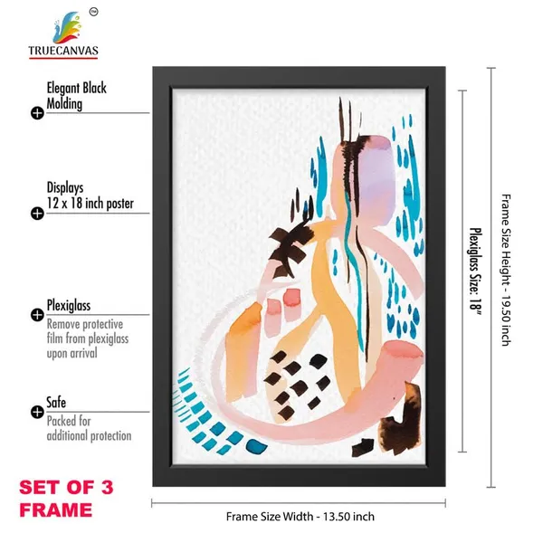 Black__Abstract_Hd_Print_Painting_Set_Of_3_With_Frame_|_For_Home,_Living_Room_Gallery_&_Office,_Black_Frame,_Size_-_13.50_X_19.50_Inch,_Sf336