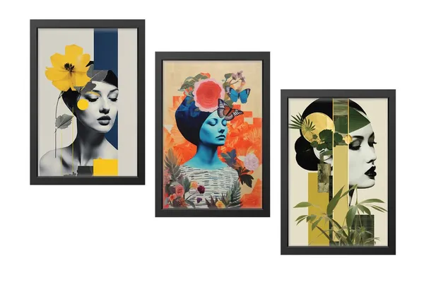 Black__Abstract_Hd_Print_Painting_Set_Of_3_With_Frame_|_For_Home,_Living_Room_Gallery_&_Office,_Black_Frame,_Size_-_13.50_X_19.50_Inch,_Sf342