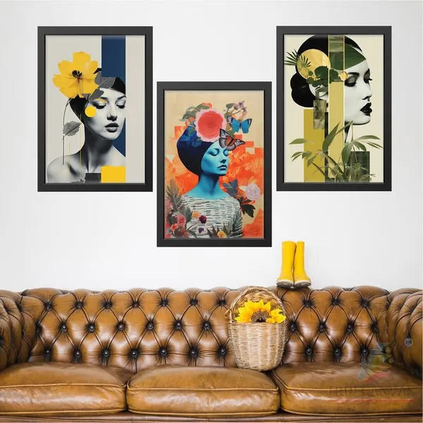 Black__Abstract_Hd_Print_Painting_Set_Of_3_With_Frame_|_For_Home,_Living_Room_Gallery_&_Office,_Black_Frame,_Size_-_13.50_X_19.50_Inch,_Sf342