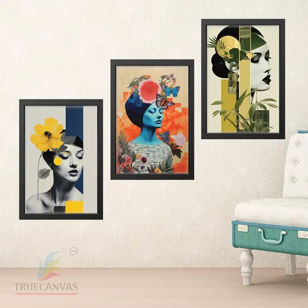 Black__Abstract_Hd_Print_Painting_Set_Of_3_With_Frame_|_For_Home,_Living_Room_Gallery_&_Office,_Black_Frame,_Size_-_13.50_X_19.50_Inch,_Sf342