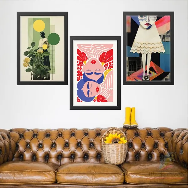 Black__Abstract_Hd_Print_Painting_Set_Of_3_With_Frame_|_For_Home,_Living_Room_Gallery_&_Office,_Black_Frame,_Size_-_13.50_X_19.50_Inch,_Sf343
