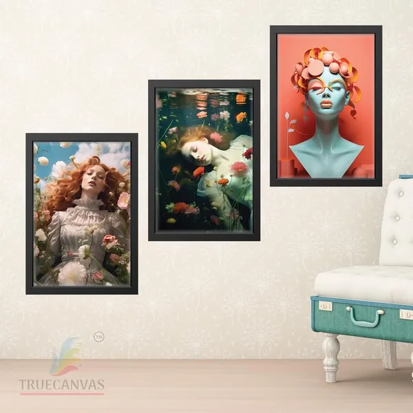 Black__Abstract_Hd_Print_Painting_Set_Of_3_With_Frame_|_For_Home,_Living_Room_Gallery_&_Office,_Black_Frame,_Size_-_13.50_X_19.50_Inch,_Sf344
