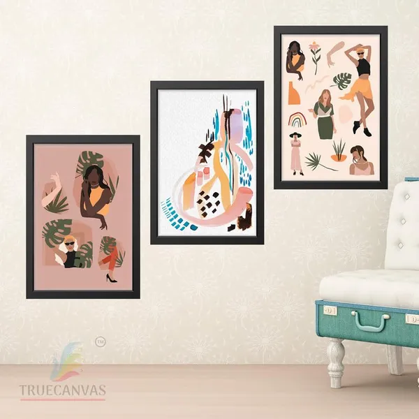 Multicolor_Abstract_Hd_Print_Painting_Set_Of_3_With_Frame_|_For_Home,_Living_Room_Gallery_&_Office,_Black_Frame,_Size_-_13.50_X_19.50_Inch,_Sf351