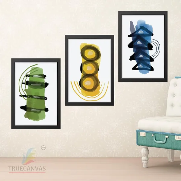 Black__Abstract_Hd_Print_Painting_Set_Of_3_With_Frame_|_For_Home,_Living_Room_Gallery_&_Office,_Black_Frame,_Size_-_13.50_X_19.50_Inch,_Sf353