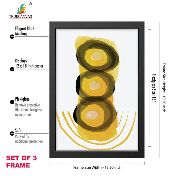 Black__Abstract_Hd_Print_Painting_Set_Of_3_With_Frame_|_For_Home,_Living_Room_Gallery_&_Office,_Black_Frame,_Size_-_13.50_X_19.50_Inch,_Sf353