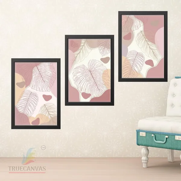 Black__Abstract_Hd_Print_Painting_Set_Of_3_With_Frame_|_For_Home,_Living_Room_Gallery_&_Office,_Black_Frame,_Size_-_13.50_X_19.50_Inch,_Sf356