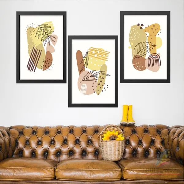 Black__Abstract_Hd_Print_Painting_Set_Of_3_With_Frame_|_For_Home,_Living_Room_Gallery_&_Office,_Black_Frame,_Size_-_13.50_X_19.50_Inch,_Sf359