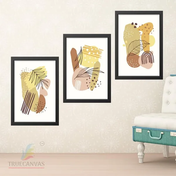Black__Abstract_Hd_Print_Painting_Set_Of_3_With_Frame_|_For_Home,_Living_Room_Gallery_&_Office,_Black_Frame,_Size_-_13.50_X_19.50_Inch,_Sf359