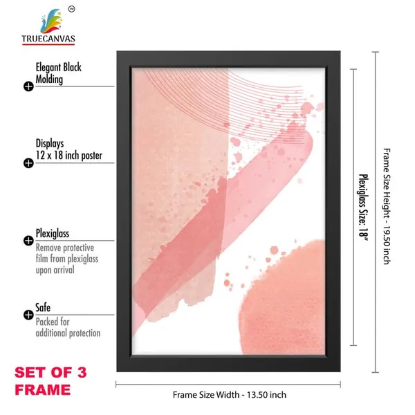 Black__Abstract_Hd_Print_Painting_Set_Of_3_With_Frame_|_For_Home,_Living_Room_Gallery_&_Office,_Black_Frame,_Size_-_13.50_X_19.50_Inch,_Sf361