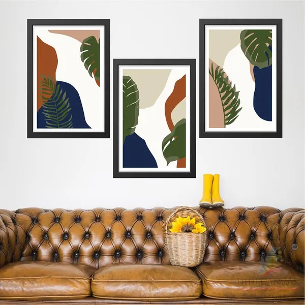 Black__Abstract_Hd_Print_Painting_Set_Of_3_With_Frame_|_For_Home,_Living_Room_Gallery_&_Office,_Black_Frame,_Size_-_13.50_X_19.50_Inch,_Sf363