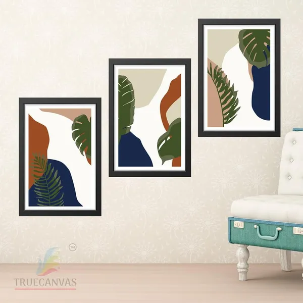 Black__Abstract_Hd_Print_Painting_Set_Of_3_With_Frame_|_For_Home,_Living_Room_Gallery_&_Office,_Black_Frame,_Size_-_13.50_X_19.50_Inch,_Sf363