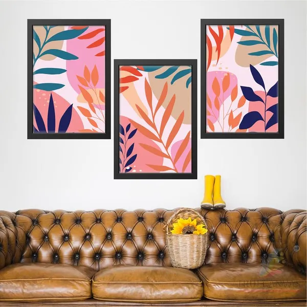 Black__Abstract_Hd_Print_Painting_Set_Of_3_With_Frame_|_For_Home,_Living_Room_Gallery_&_Office,_Black_Frame,_Size_-_13.50_X_19.50_Inch,_Sf365