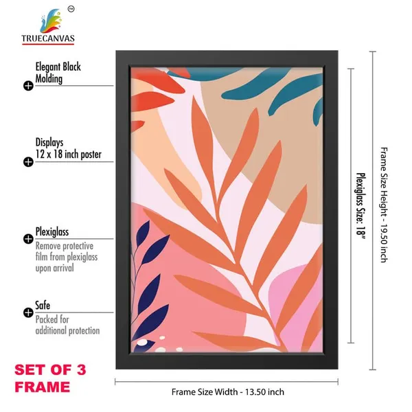 Black__Abstract_Hd_Print_Painting_Set_Of_3_With_Frame_|_For_Home,_Living_Room_Gallery_&_Office,_Black_Frame,_Size_-_13.50_X_19.50_Inch,_Sf365