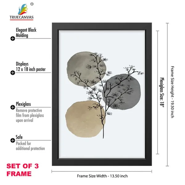 Black__Abstract_Hd_Print_Painting_Set_Of_3_With_Frame_|_For_Home,_Living_Room_Gallery_&_Office,_Black_Frame,_Size_-_13.50_X_19.50_Inch,_Sf367