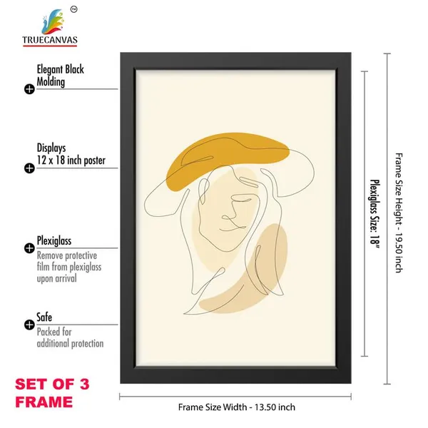 Black__Abstract_Hd_Print_Painting_Set_Of_3_With_Frame_|_For_Home,_Living_Room_Gallery_&_Office,_Black_Frame,_Size_-_13.50_X_19.50_Inch,_Sf369