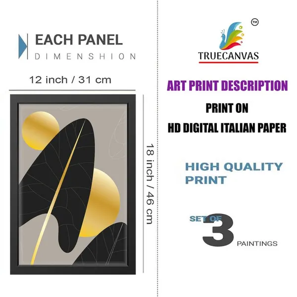 Black__Abstract_Hd_Print_Painting_Set_Of_3_With_Frame_|_For_Home,_Living_Room_Gallery_&_Office,_Black_Frame,_Size_-_13.50_X_19.50_Inch,_Sf370