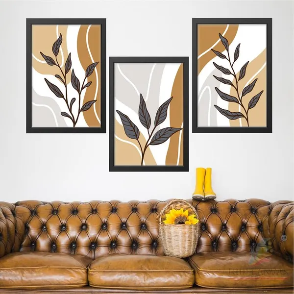 Black__Abstract_Hd_Print_Painting_Set_Of_3_With_Frame_|_For_Home,_Living_Room_Gallery_&_Office,_Black_Frame,_Size_-_13.50_X_19.50_Inch,_Sf372