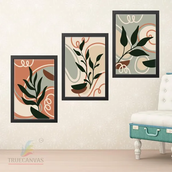 Black__Abstract_Hd_Print_Painting_Set_Of_3_With_Frame_|_For_Home,_Living_Room_Gallery_&_Office,_Black_Frame,_Size_-_13.50_X_19.50_Inch,_Sf374