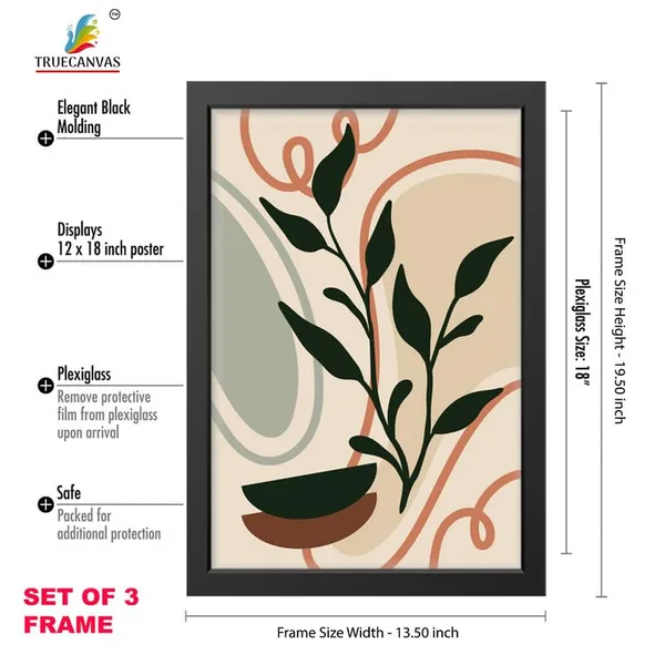 Black__Abstract_Hd_Print_Painting_Set_Of_3_With_Frame_|_For_Home,_Living_Room_Gallery_&_Office,_Black_Frame,_Size_-_13.50_X_19.50_Inch,_Sf374