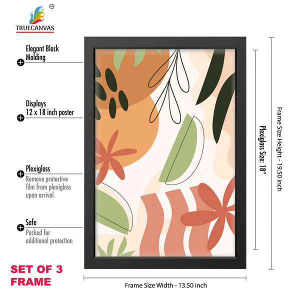 Black__Abstract_Hd_Print_Painting_Set_Of_3_With_Frame_|_For_Home,_Living_Room_Gallery_&_Office,_Black_Frame,_Size_-_13.50_X_19.50_Inch,_Sf375