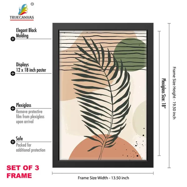 Black__Abstract_Hd_Print_Painting_Set_Of_3_With_Frame_|_For_Home,_Living_Room_Gallery_&_Office,_Black_Frame,_Size_-_13.50_X_19.50_Inch,_Sf377