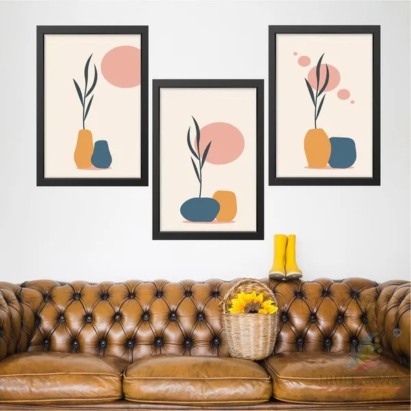 Black__Abstract_Hd_Print_Painting_Set_Of_3_With_Frame_|_For_Home,_Living_Room_Gallery_&_Office,_Black_Frame,_Size_-_13.50_X_19.50_Inch,_Sf381