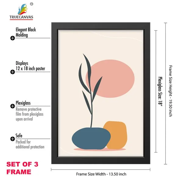 Black__Abstract_Hd_Print_Painting_Set_Of_3_With_Frame_|_For_Home,_Living_Room_Gallery_&_Office,_Black_Frame,_Size_-_13.50_X_19.50_Inch,_Sf381