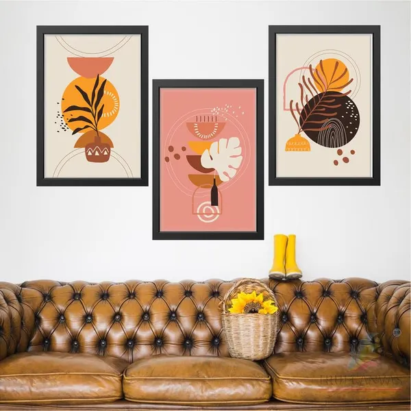 Black__Abstract_Hd_Print_Painting_Set_Of_3_With_Frame_|_For_Home,_Living_Room_Gallery_&_Office,_Black_Frame,_Size_-_13.50_X_19.50_Inch,_Sf388