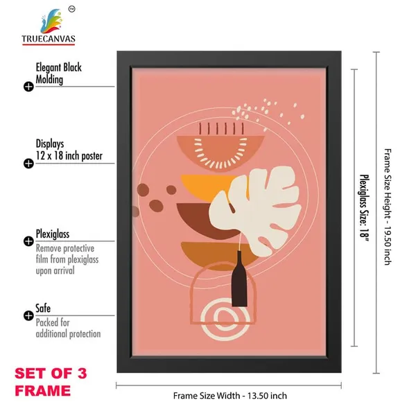 Black__Abstract_Hd_Print_Painting_Set_Of_3_With_Frame_|_For_Home,_Living_Room_Gallery_&_Office,_Black_Frame,_Size_-_13.50_X_19.50_Inch,_Sf388