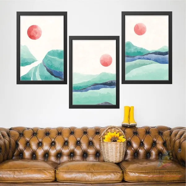 Black__Abstract_Hd_Print_Painting_Set_Of_3_With_Frame_|_For_Home,_Living_Room_Gallery_&_Office,_Black_Frame,_Size_-_13.50_X_19.50_Inch,_Sf390