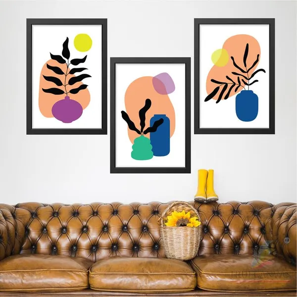 Black__Abstract_Hd_Print_Painting_Set_Of_3_With_Frame_|_For_Home,_Living_Room_Gallery_&_Office,_Black_Frame,_Size_-_13.50_X_19.50_Inch,_Sf391