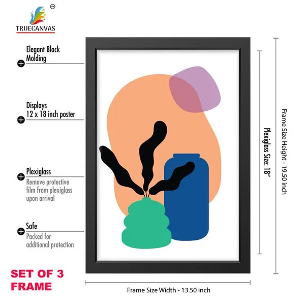 Black__Abstract_Hd_Print_Painting_Set_Of_3_With_Frame_|_For_Home,_Living_Room_Gallery_&_Office,_Black_Frame,_Size_-_13.50_X_19.50_Inch,_Sf391