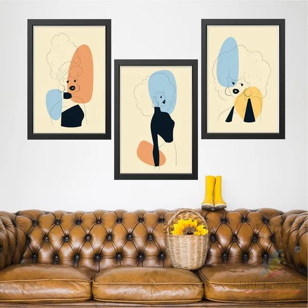 Black__Abstract_Hd_Print_Painting_Set_Of_3_With_Frame_|_For_Home,_Living_Room_Gallery_&_Office,_Black_Frame,_Size_-_13.50_X_19.50_Inch,_Sf395
