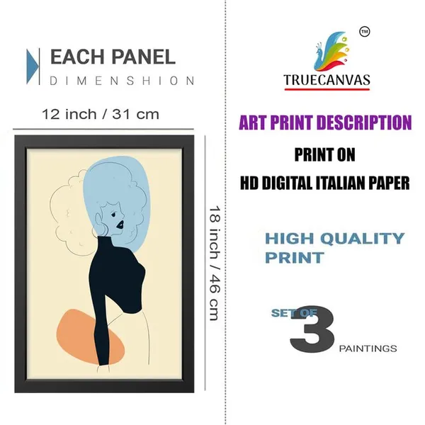 Black__Abstract_Hd_Print_Painting_Set_Of_3_With_Frame_|_For_Home,_Living_Room_Gallery_&_Office,_Black_Frame,_Size_-_13.50_X_19.50_Inch,_Sf395