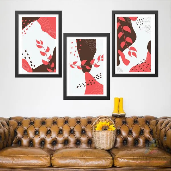 Black__Abstract_Hd_Print_Painting_Set_Of_3_With_Frame_|_For_Home,_Living_Room_Gallery_&_Office,_Black_Frame,_Size_-_13.50_X_19.50_Inch,_Sf396