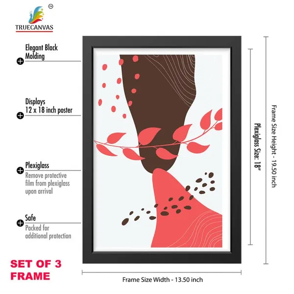 Black__Abstract_Hd_Print_Painting_Set_Of_3_With_Frame_|_For_Home,_Living_Room_Gallery_&_Office,_Black_Frame,_Size_-_13.50_X_19.50_Inch,_Sf396