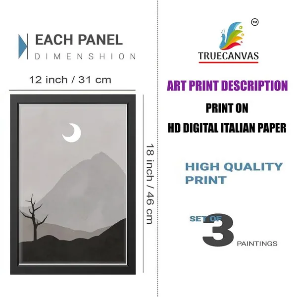 Black__Abstract_Hd_Print_Painting_Set_Of_3_With_Frame_|_For_Home,_Living_Room_Gallery_&_Office,_Black_Frame,_Size_-_13.50_X_19.50_Inch,_Sf397