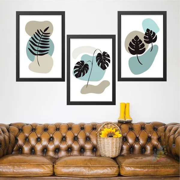 Black__Abstract_Hd_Print_Painting_Set_Of_3_With_Frame_|_For_Home,_Living_Room_Gallery_&_Office,_Black_Frame,_Size_-_13.50_X_19.50_Inch,_Sf398