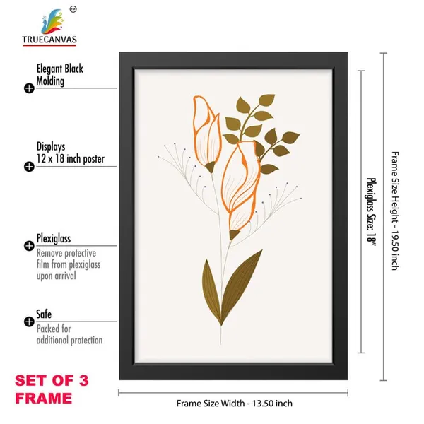 Black__Abstract_Hd_Print_Painting_Set_Of_3_With_Frame_|_For_Home,_Living_Room_Gallery_&_Office,_Black_Frame,_Size_-_13.50_X_19.50_Inch,_Sf399