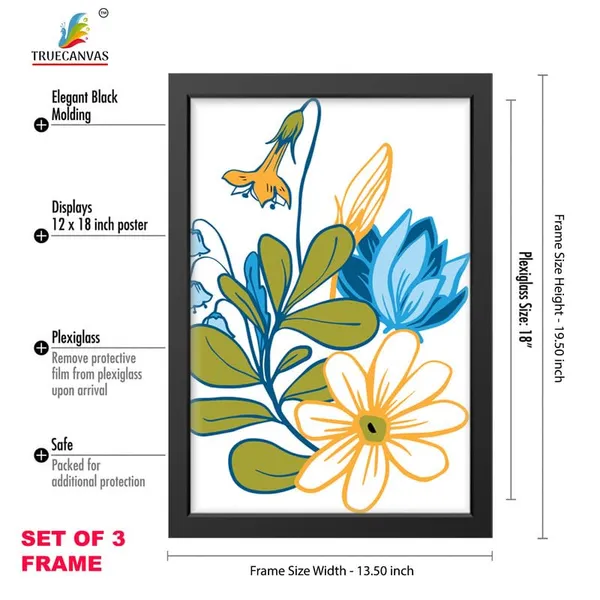 Black__Abstract_Hd_Print_Painting_Set_Of_3_With_Frame_|_For_Home,_Living_Room_Gallery_&_Office,_Black_Frame,_Size_-_13.50_X_19.50_Inch,_Sf400