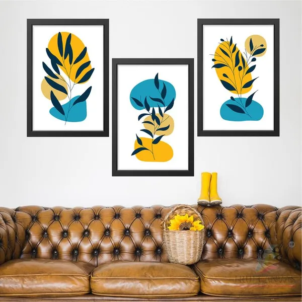 Black__Abstract_Hd_Print_Painting_Set_Of_3_With_Frame_|_For_Home,_Living_Room_Gallery_&_Office,_Black_Frame,_Size_-_13.50_X_19.50_Inch,_Sf401
